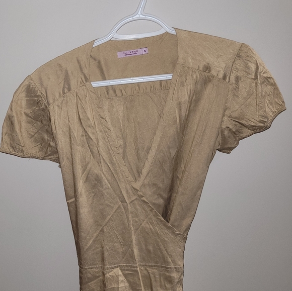 Calypso 100 Silk Wrap Dress - Picture 3 of 11